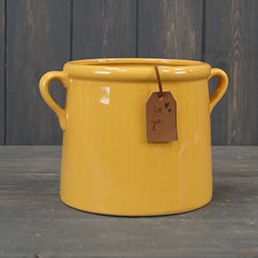 Burnt Yellow Pot (15cm) detail page